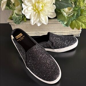 Keds Kate Spade Glittery Double Deck Mules